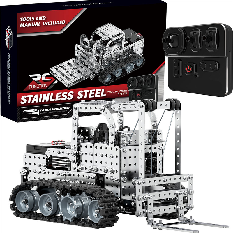 RC Metal Forklift 3D Metal Model Kit for Adults 1476 PCS Difficult Puzzle