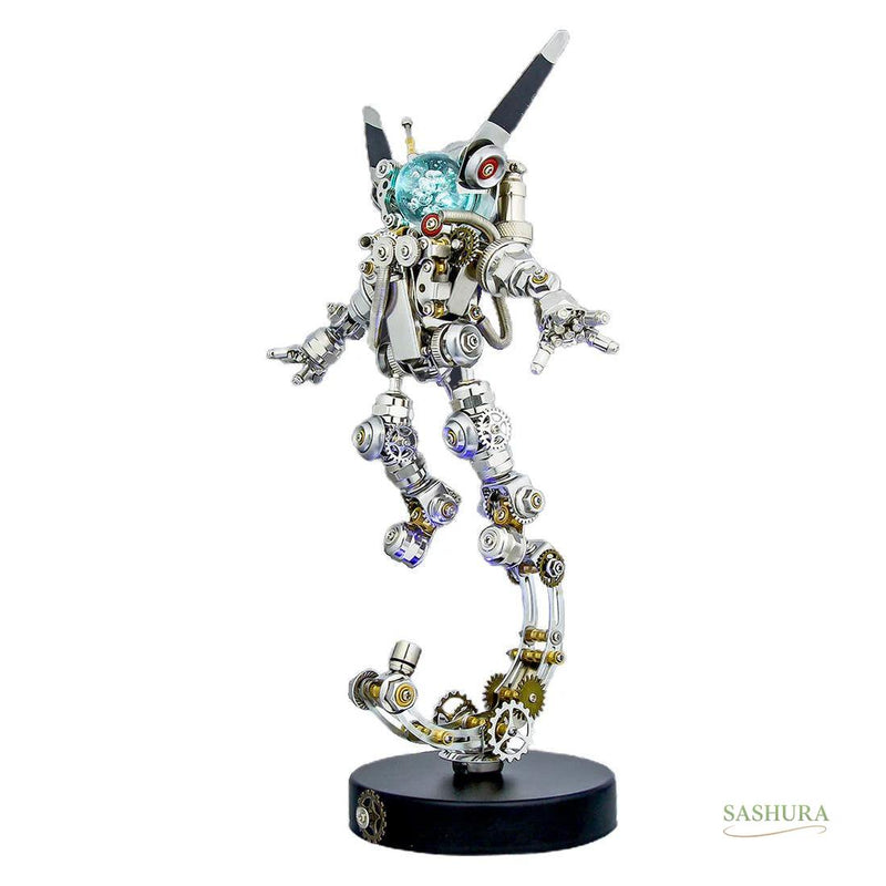 Gralios Elite Celestial Bunny Mechanix™ - Futuristic 500-Piece Metal Art