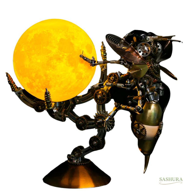 Gralios Elite MechWasp™ - Luminous Industrial Metal Puzzle