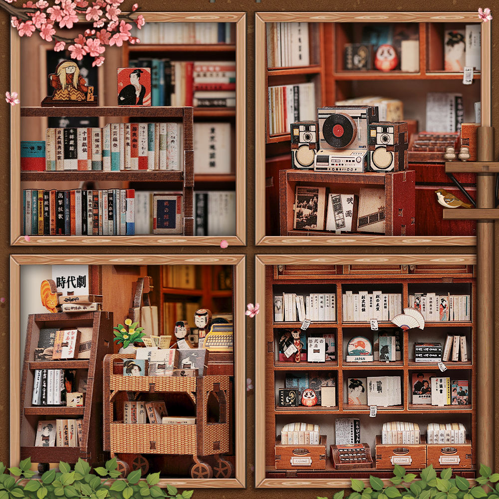cutebee-diy-miniature - CUTEBEE DIY Miniature House | Antique bookery of Kyoto
