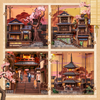 CUTEBEE DIY Book Nook Kit | Twilight Sakura Path