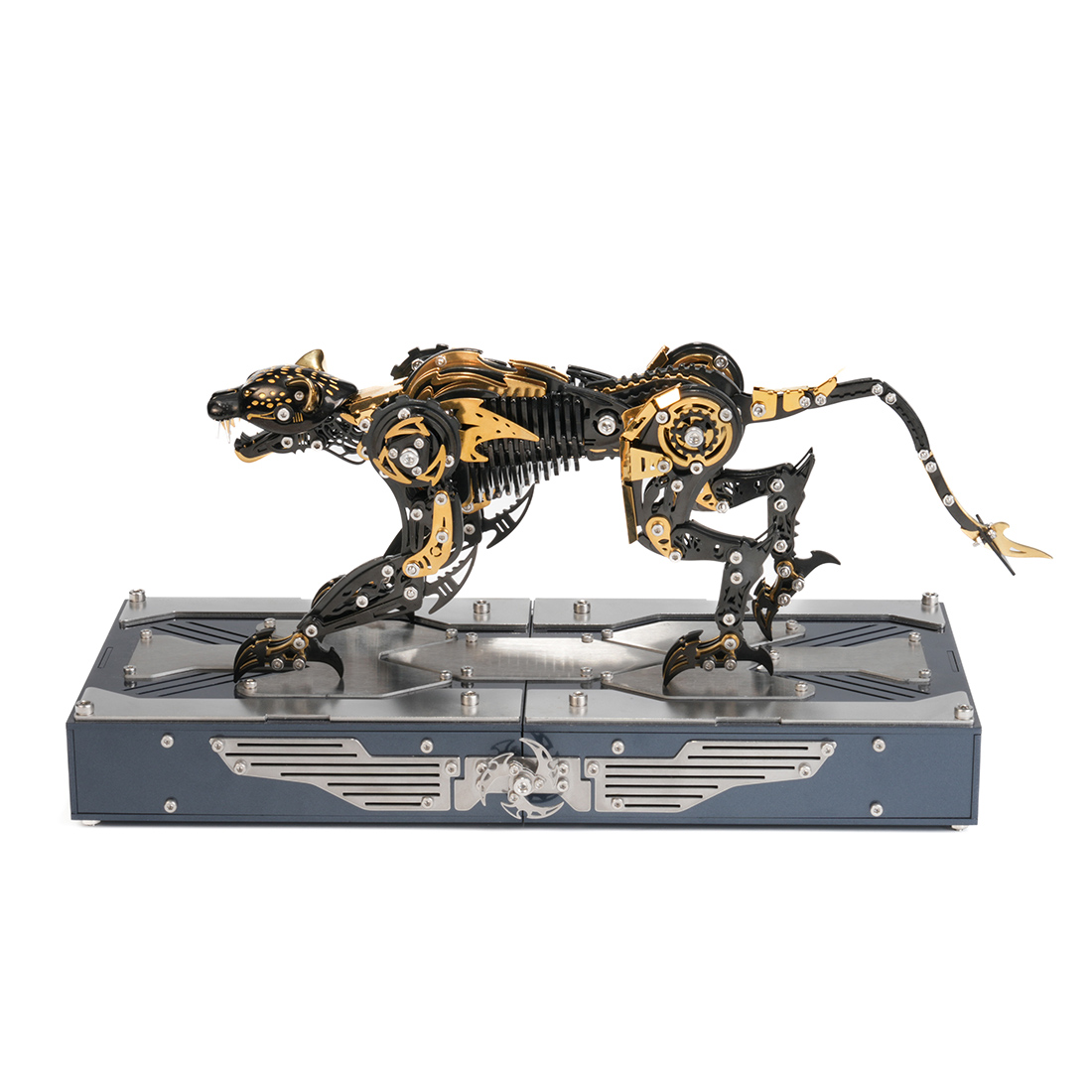 GraliosProwl Leopard — Articulated 3D Metal Model Kit 200+ Pieces