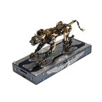 3D Metal Puzzle Mechanical Leopard Stand 200+PCS