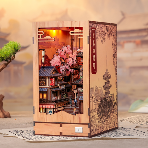 cutebee-diy-book - CUTEBEE DIY Book Nook Kit | Twilight Sakura Path