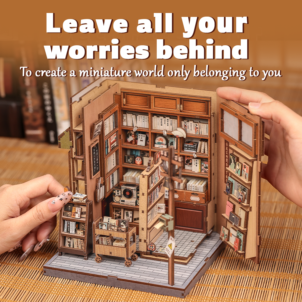 cutebee-diy-miniature - CUTEBEE DIY Miniature House | Antique bookery of Kyoto