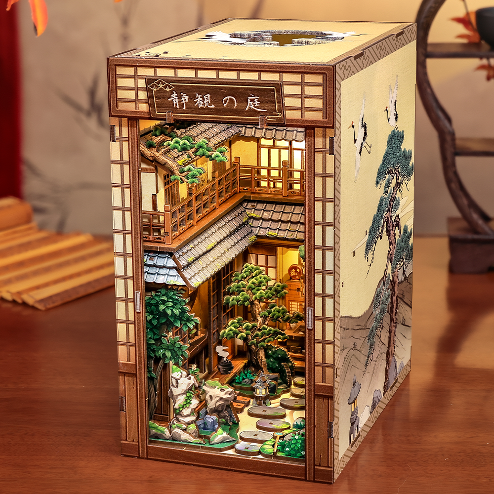 cutebee-diy-book - CUTEBEE DIY Book Nook Kit | Serene Courtyard