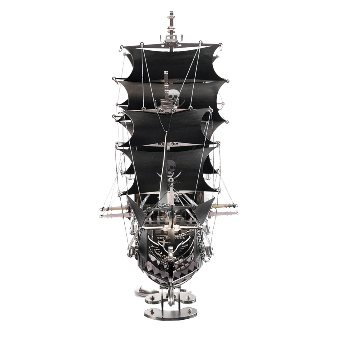 black-metal-3d - Black Metal 3D Pirate Ship Model Kit 300+ PCS DIY Sailing Sh