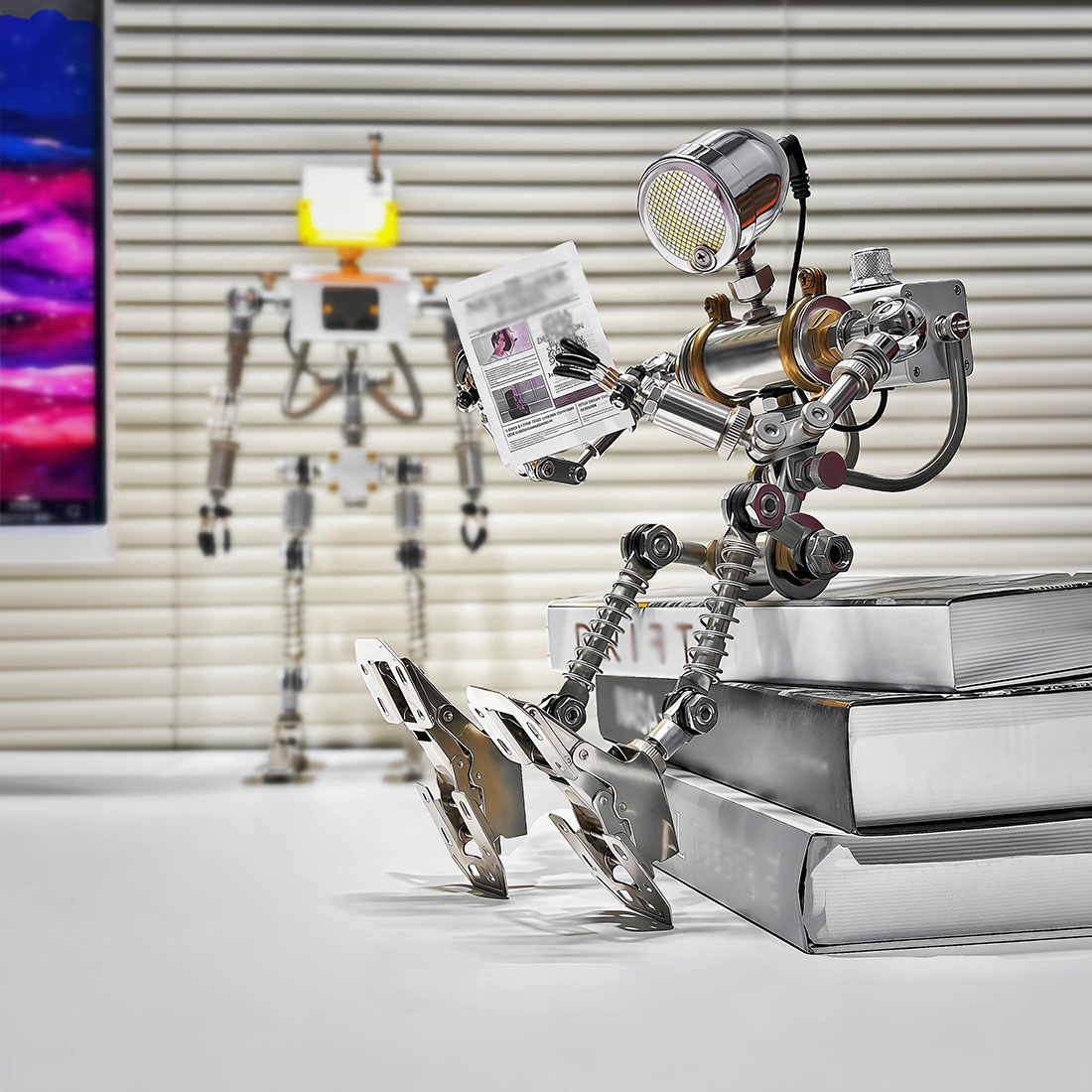 futuristic-lamp-man - Futuristic Lamp Man Ambient Desk Light