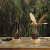 Handcrafted Wooden Western Dragon Mythical Creature Automata Mechanical Sculpture