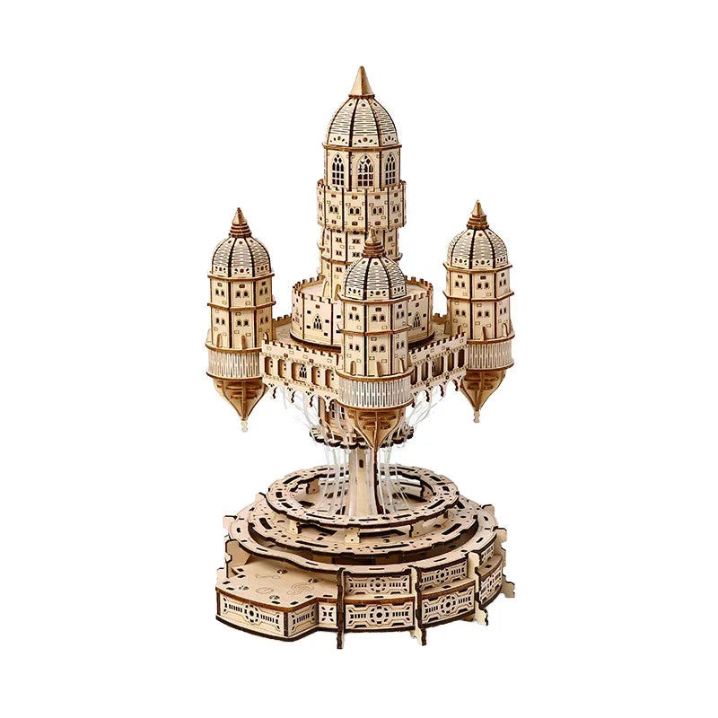 Gralios Elite CelestialSpires™ - Illuminated Rotating Castle