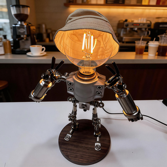 industrial-lamp-man - Industrial Lamp Man Robot Desk Light