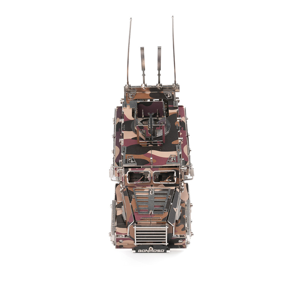 military-armored-vehicle - Military Armored Vehicle 3D DIY Mechanical Punk Metal Model 