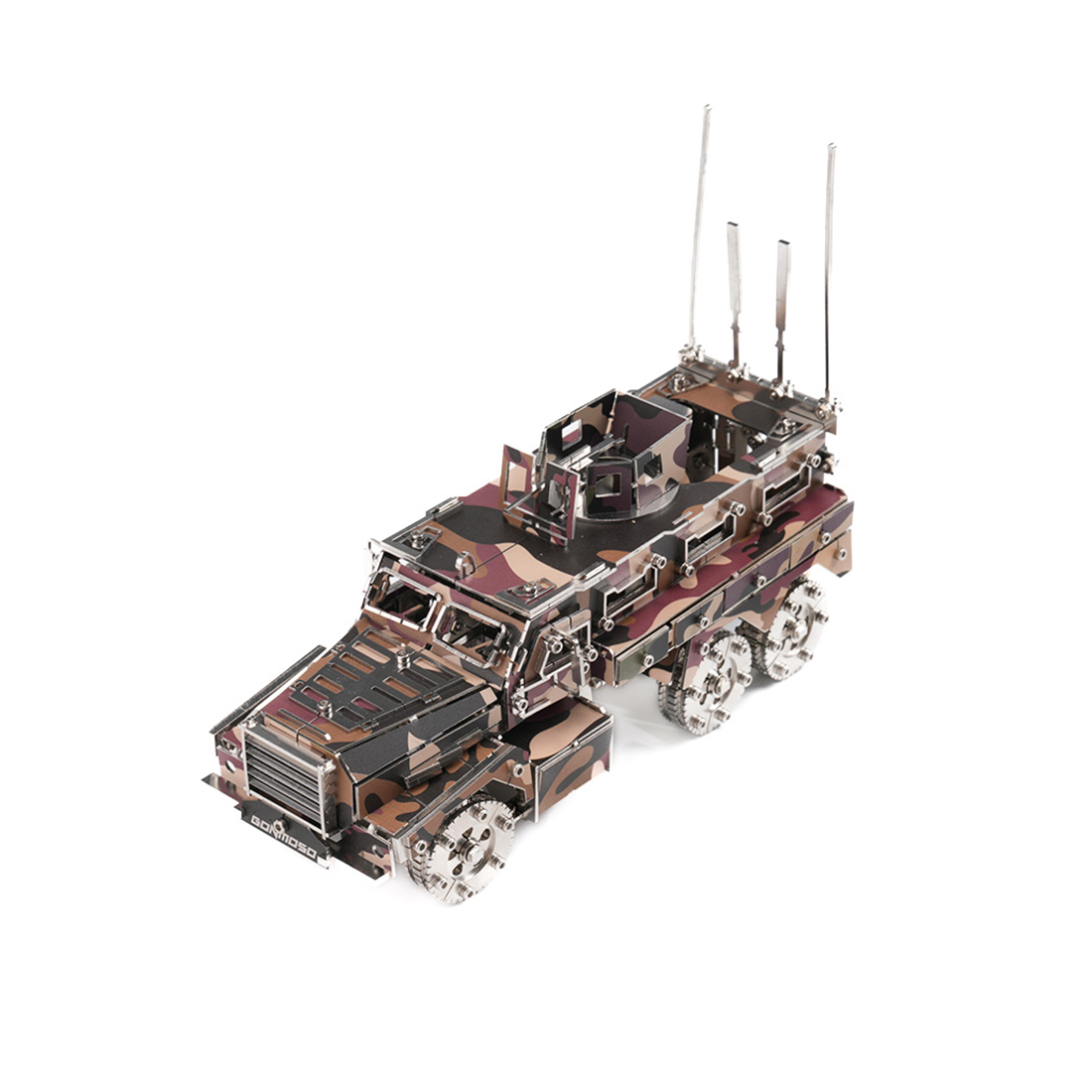 military-armored-vehicle - Military Armored Vehicle 3D DIY Mechanical Punk Metal Model 