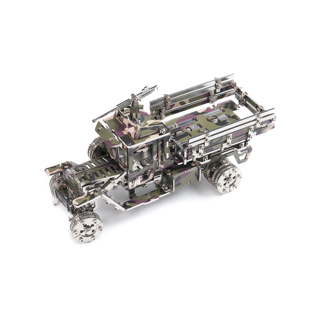 military-transport-vehicle - Military Transport Vehicle 3D DIY Mechanical Punk Metal Mode
