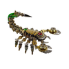 3D Steampunk Brass Mechanical War Scorpion Model Kit 450+ PCS Creative Mechanical Display Build Kit