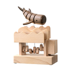 wooden-whale-kinetic - Wooden Whale Kinetic Sculpture Handmade Dynamic Marine Anima