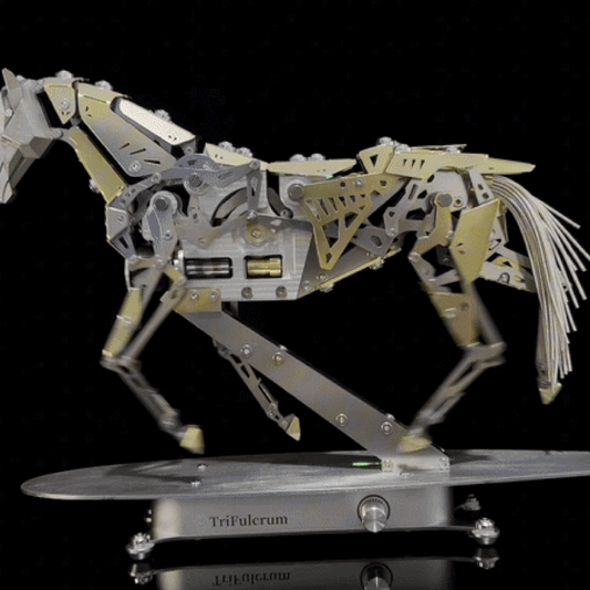 Mechanical Running Horse 3D Metal Puzzle Kinetic Horse Assembly Model Kit 300PCS