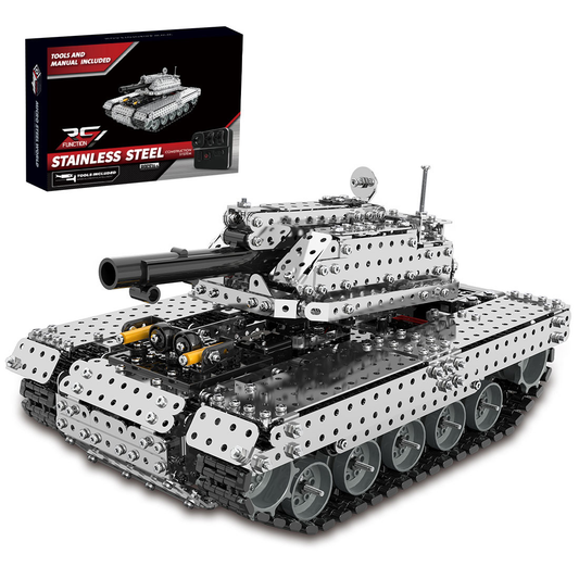 rc-metal-tank - RC Metal Tank 3D Metal Model Kit for Adults 1715 PCS Difficu