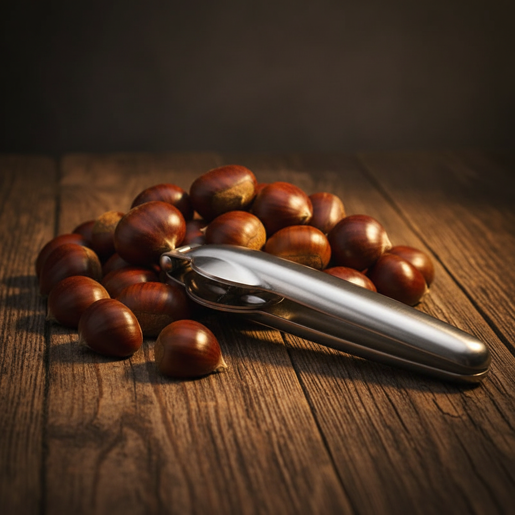 Kit Castanhas Gralios — Castanha fresca + Abridor Garabelo Inox