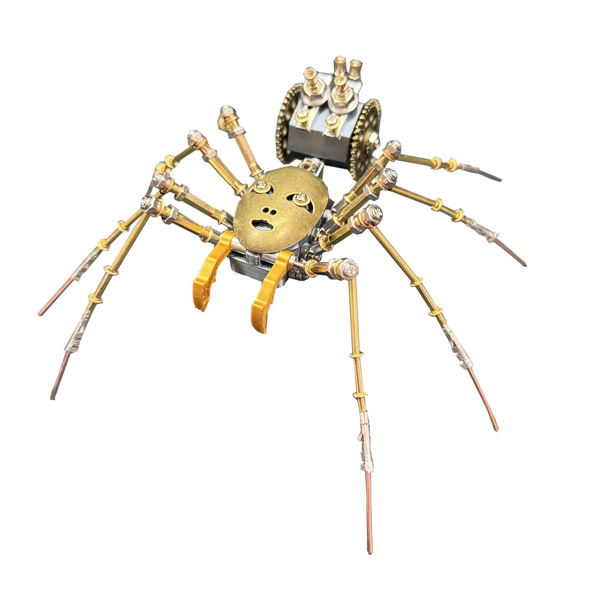 3d-metal-cyborg - 3D Metal Cyborg Human-face Spider Model Kit for Halloween 18