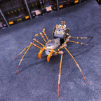3d-metal-cyborg - 3D Metal Cyborg Human-face Spider Model Kit for Halloween 18