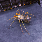 3d-metal-cyborg - 3D Metal Cyborg Human-face Spider Model Kit for Halloween 18