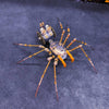 3D Metal Cyborg Human-face Spider Model Kit for Halloween 186PCS