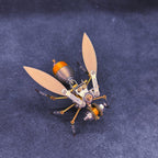 3d-metal-golden - 3D Metal Golden Asian Honey Bee Apis cerana Insect Model Kit
