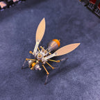 3d-metal-golden - 3D Metal Golden Asian Honey Bee Apis cerana Insect Model Kit