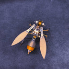 3d-metal-golden - 3D Metal Golden Asian Honey Bee Apis cerana Insect Model Kit