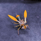 3d-metal-golden - 3D Metal Golden Asian Honey Bee Apis cerana Insect Model Kit