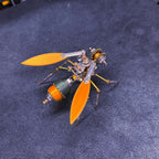 3d-metal-golden - 3D Metal Golden Asian Honey Bee Apis cerana Insect Model Kit