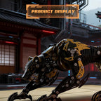 3D Metal Mechanical Angry Leopard Predator Model Kit for Adults 506PCS