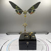 3D Metal Mechanical Papilio phorcas Green Swallowtail with Music Box Model Kit