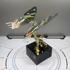 3D Metal Mechanical Papilio phorcas Green Swallowtail with Music Box Model Kit