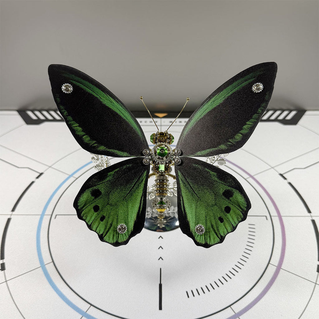 3D Metal Ornithoptera Birdwing Butterfly Steampunk Insect Model Kit