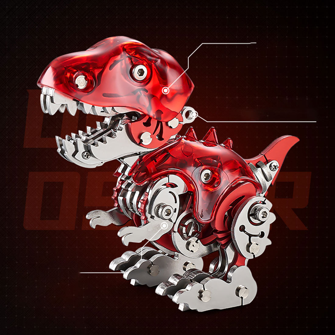 3D Metal Puzzle Dinosaur Mysterious Box