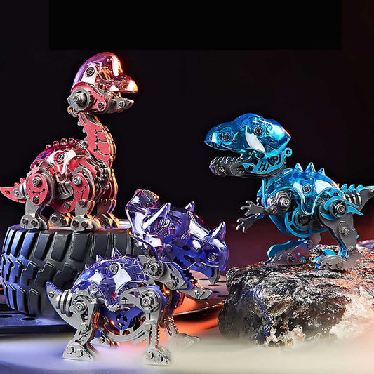 3d-metal-puzzle - 3D Metal Puzzle Dinosaur Mysterious Box