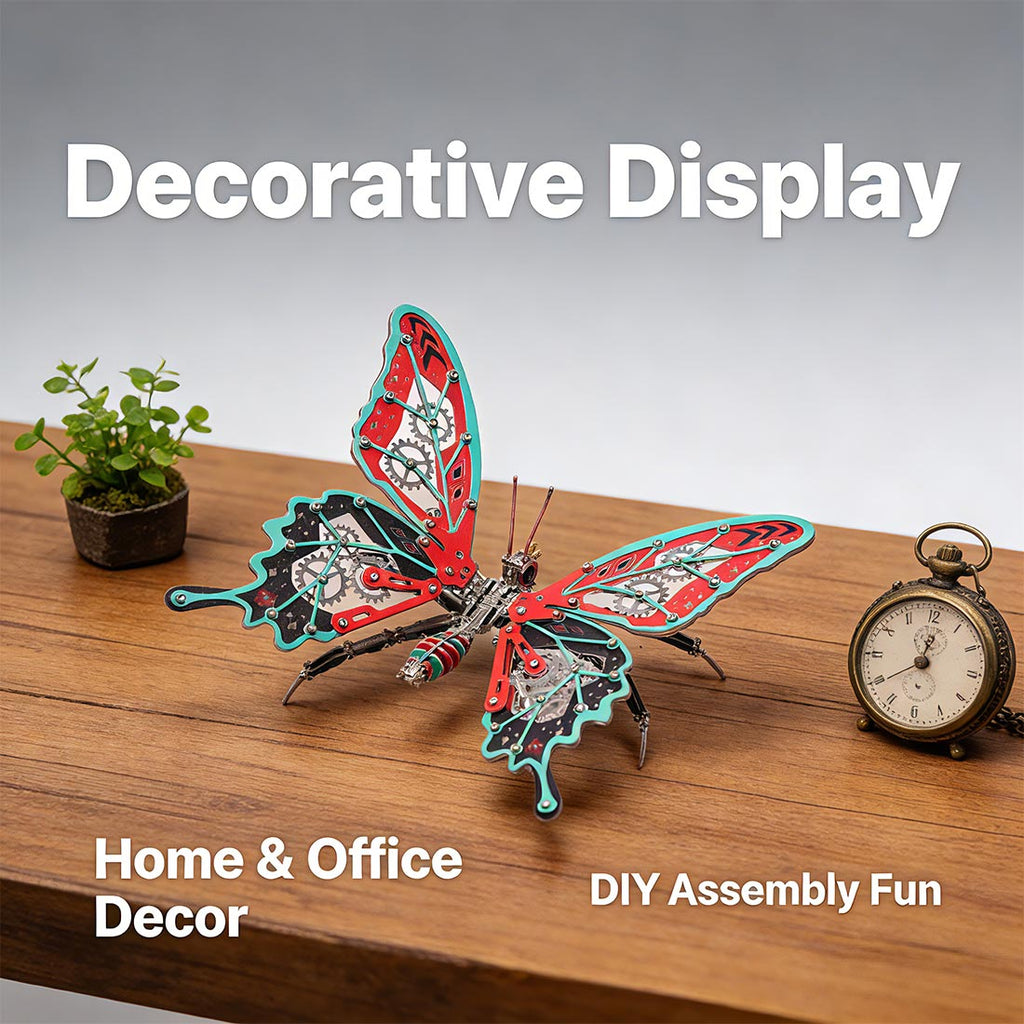 3pcs-set-swallowtail - 3pcs/set Swallowtail Butterfly 3D Metal Puzzle for Her