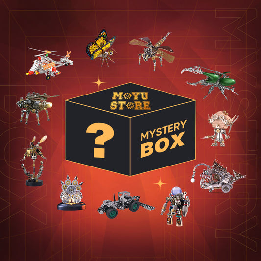 3pcs-lucky-box - 3pcs Lucky Box Blind Box 3D Metal Model Kit