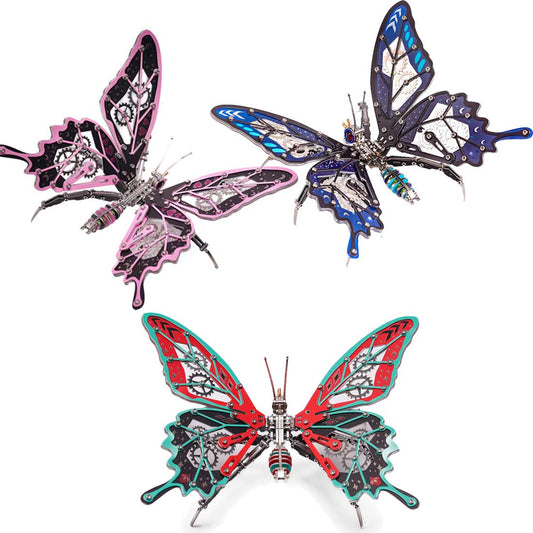 3pcs-set-swallowtail - 3pcs/set Swallowtail Butterfly 3D Metal Puzzle for Her