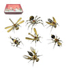 7 Days Advent Calendar 3D Metal Steampunk Insect Christmas Gift Set