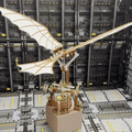 Da Vinci Ornithopter with Kinetic Flapping Wing 3D Model DIY Kits 243PCS
