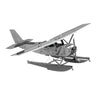 Breeze Drifter Cessna Seaplane Mechanical 3D Metal Aircraft Kit for Aviation Lovers 81PCS