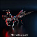 Build Your Own Cyber Mantis – 1000+PCS 3D Metal Mechanical Model (Black & Red)