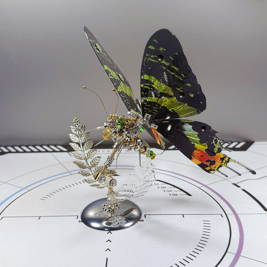 build-your-own - Build Your Own Steampunk Papilio phorcas Butterfly 3D Metal 