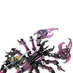 Cyberpunk 3D Metal Black Pink Scorpion Model Kit for Adults -Serixia