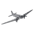 dc-3-3d - DC-3 3D Mechanical WWII 3D Metal Aircraft Model Building Kit