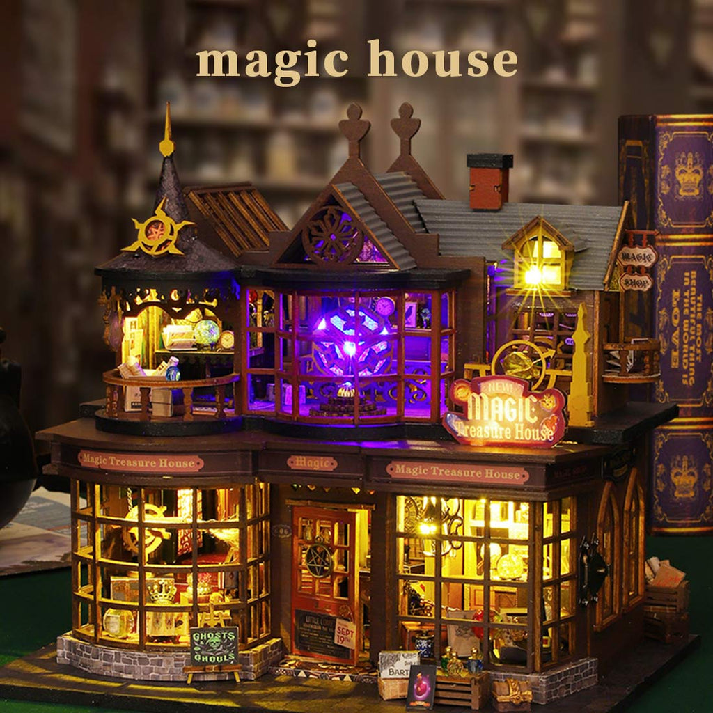 fantasy-magic-house - Fantasy Magic House diy Book Nook Kit for Halloween Decor