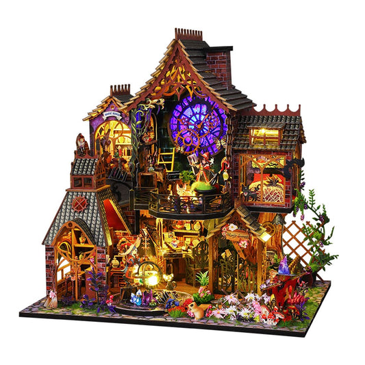 fantasy-magic-house - Fantasy Magic House diy Book Nook Kit for Halloween Decor